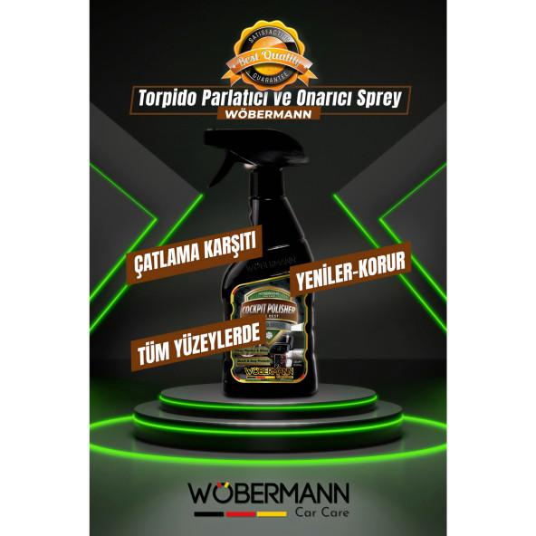 Wöbermann Torpido Parlatıcı Onarıcı Cockpit Polisher Sprey 400 Ml. - 3
