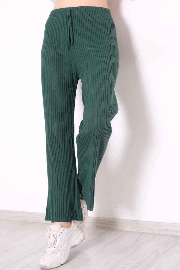 Desenli Oversize Ceket Pembeyeşil