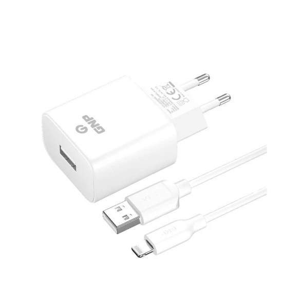 Gnp 2.1 A Lightning Seyahat Şarj Aleti Beyaz