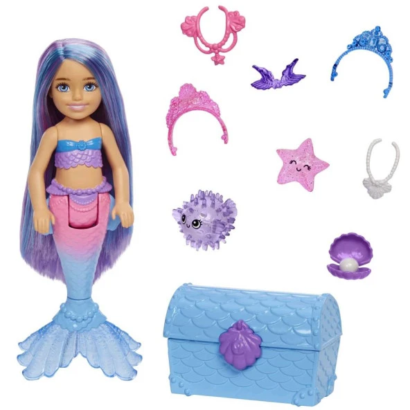 Barbie Chelsea Deniz Kızı Bebeği HHG57