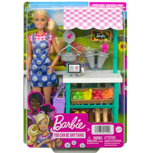 Barbie Çiftçi Pazarı Oyun Seti HCN22 ürün görseli