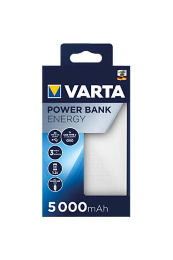 Varta Power Bank Energy 5000 Mah