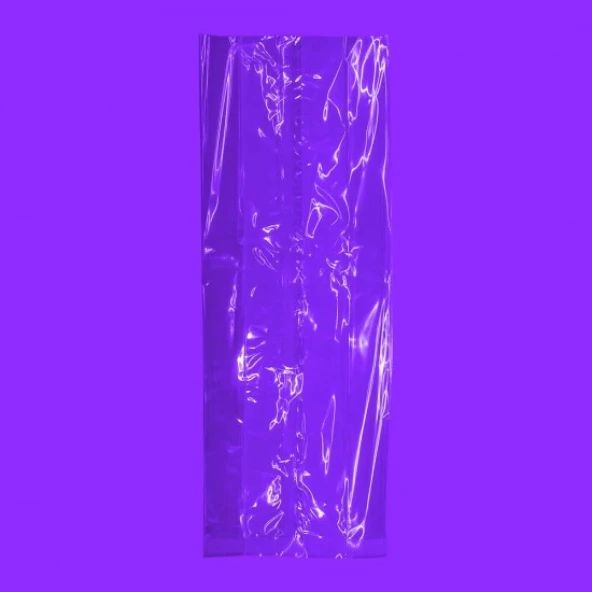 ŞEFFAF YANDAN KÖRÜKLÜ OPP POŞET (13X35) 100 adet