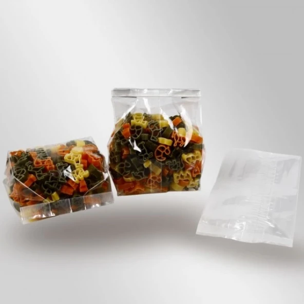 ŞEFFAF YANDAN KÖRÜKLÜ OPP POŞET (10X20) 100 adet ürün görseli