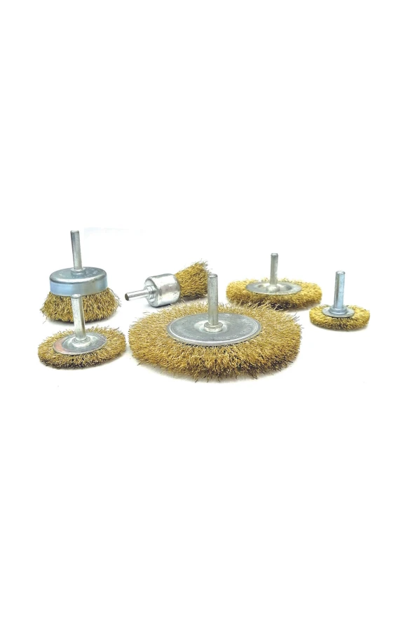 BAY-TEC TEL FIRÇA SETİ  SAÇAKLI  6lı Set
