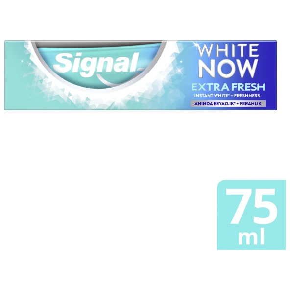 Signal Diş Macun Whıte Now Extra Fresh75 Ml Aşındırmadan Anında Beyazlık
