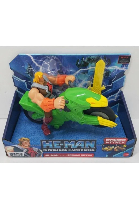 Mattel He-man And The Masters Of The Universe Vhtf Netflıx Action Figure