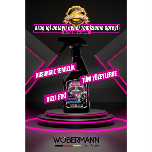 Wöbermann Lastik ve Tampon Koruyucu Parlatıcı Tire Shine Sprey 400 Ml. - 3