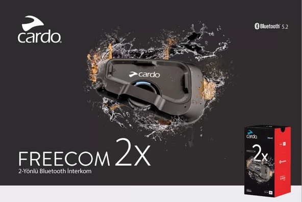 CARDO FREECOM 2X BLUETOOTH VE INTERCOM (TEKLİ PAKET) - 6