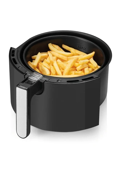 Arzum Ar2062-b Airtasty Yağsız Fitöz Airfryer, 4 Litre Kapasite, Gümüş - 3