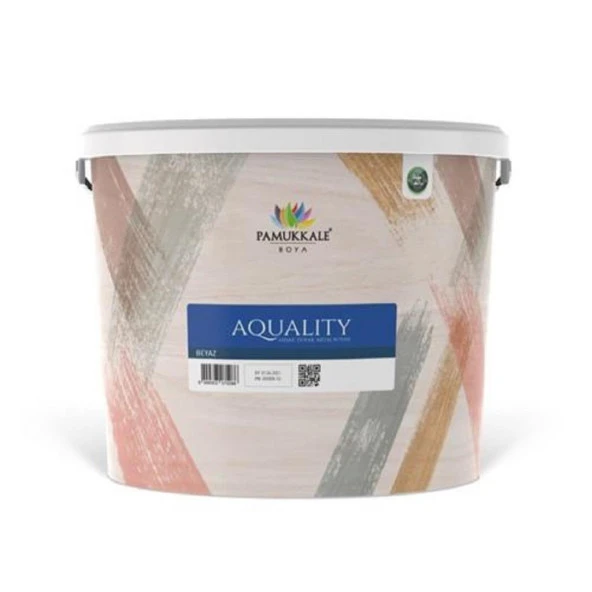 Pamukkale Aquality Su Bazlı Kokusuz Ahşap Ve Metal Boyası 2.5 Lt Beyaz
