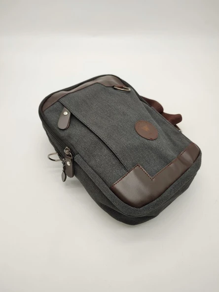 Dikey Model Erkek El ve Göğüs Çantası - Resim 8