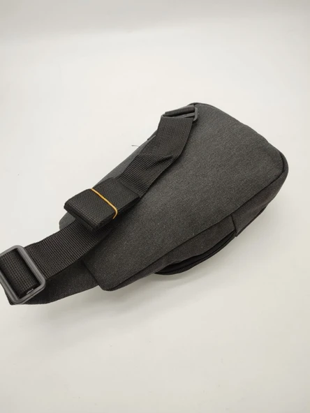 Küçük Boy Sade Model Erkek El ve Göğüs Çantası Siyah Renk - Resim 10