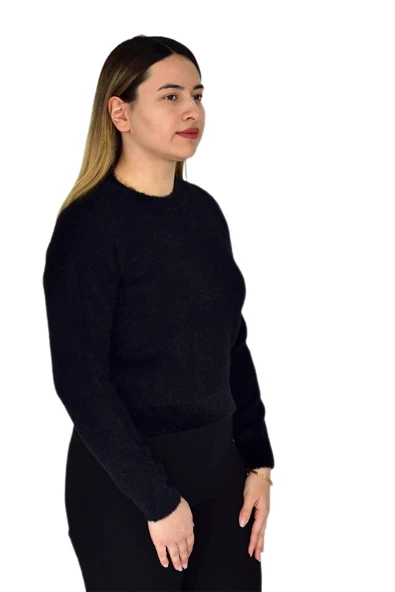 Kadın Yumoş Spor Triko Kazak BGL-ST03365 - 12