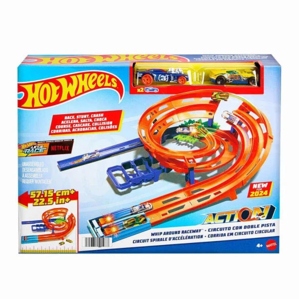 Hot Wheels İkili Yarış ve Akrobasi Pisti HTK17
