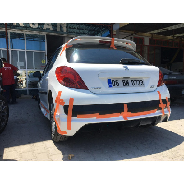 PEUGEOT 207 ARKA TAMPON EKİ  -