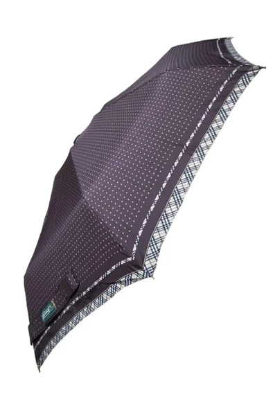 Snotline-April Kadın Şemsiye Micro Mini Vizon Puantiyeli Kahve - Resim 3