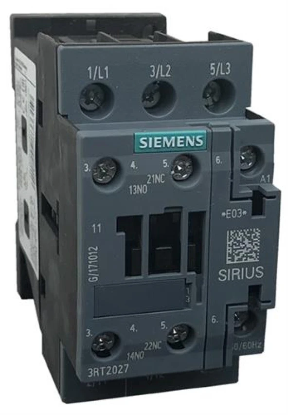 SIEMENS - 3RT2027-1AP00 Sirius Kontaktör 32A 230V AC 15kW