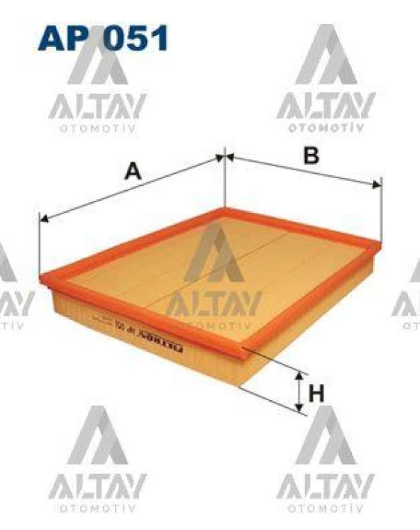 HAVA FİLTRESİ ASTRA H / ASTRA G / ZAFİRA A 99=> Z13DTH-Z17DTH-Y20DTH-Y22DTR ürün görseli 1