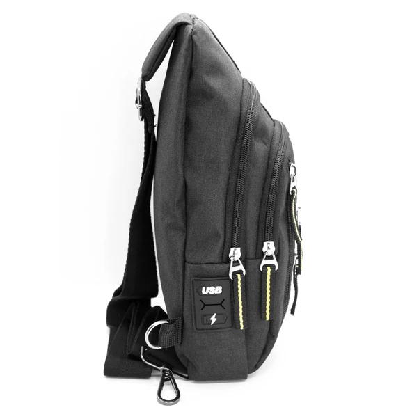 Lederax Çift Taraf Askılı Göğüs Çantası Bodybag LD266 - 9