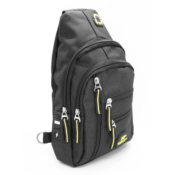 Lederax Çift Taraf Askılı Göğüs Çantası Bodybag LD266 - 4