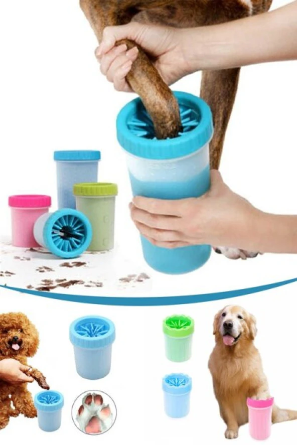 Silikon Uçlu Köpek Pati Yıkama Aparatı 9*12 cm