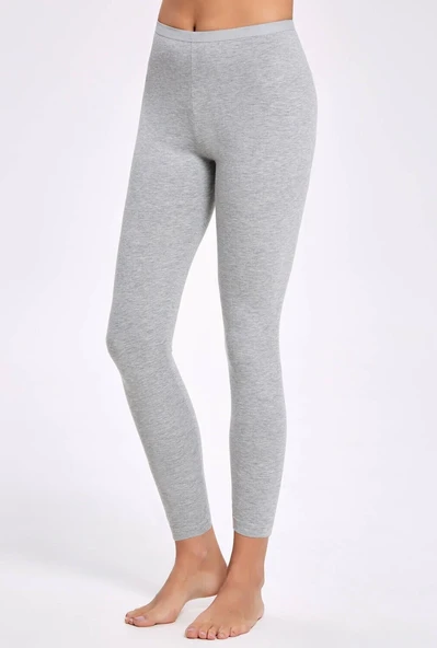 Likralı Uzun Kadın Tayt    3 Adet - Resim 3