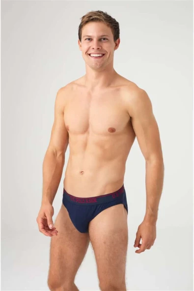 U.S. Polo Assn. Erkek 3'lü Slip Siyah - Antrasit - Lacivert - Resim 4