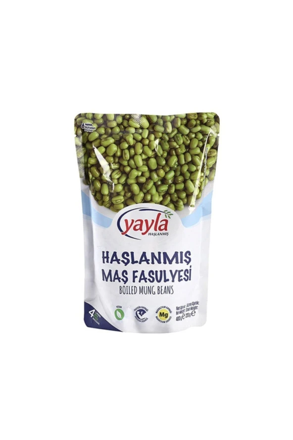 YAYLA Haşlanmış Maş Fasulyesi 400 Gr