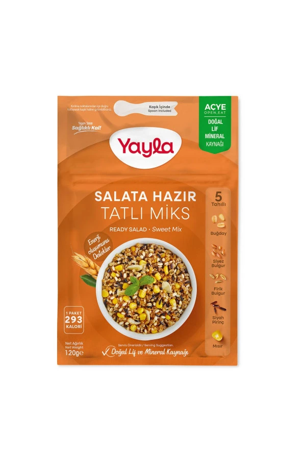 YAYLA Salata Hazır Tatlı Miks 120 Gr