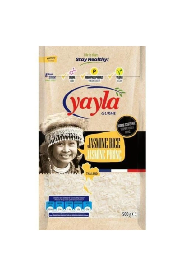 YAYLA Gurme Jasmine Pirinç 500 Gr