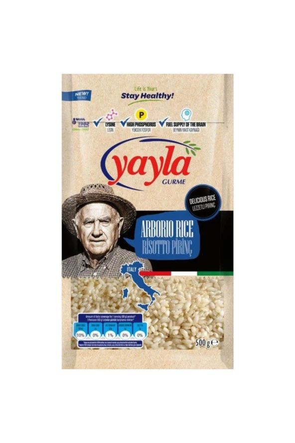 YAYLA Gurme Risotto Pirinç 500 Gr