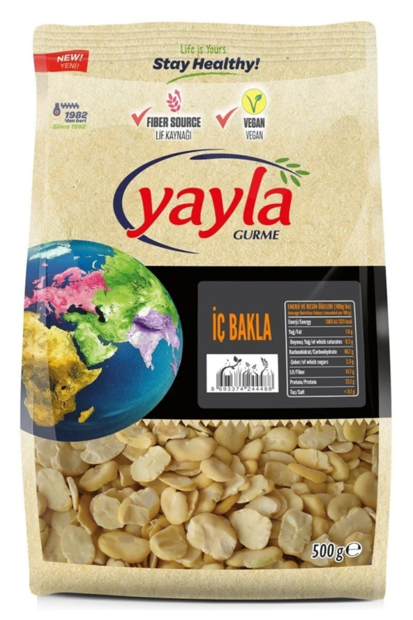 YAYLA Gurme Iç Bakla 500 Gr