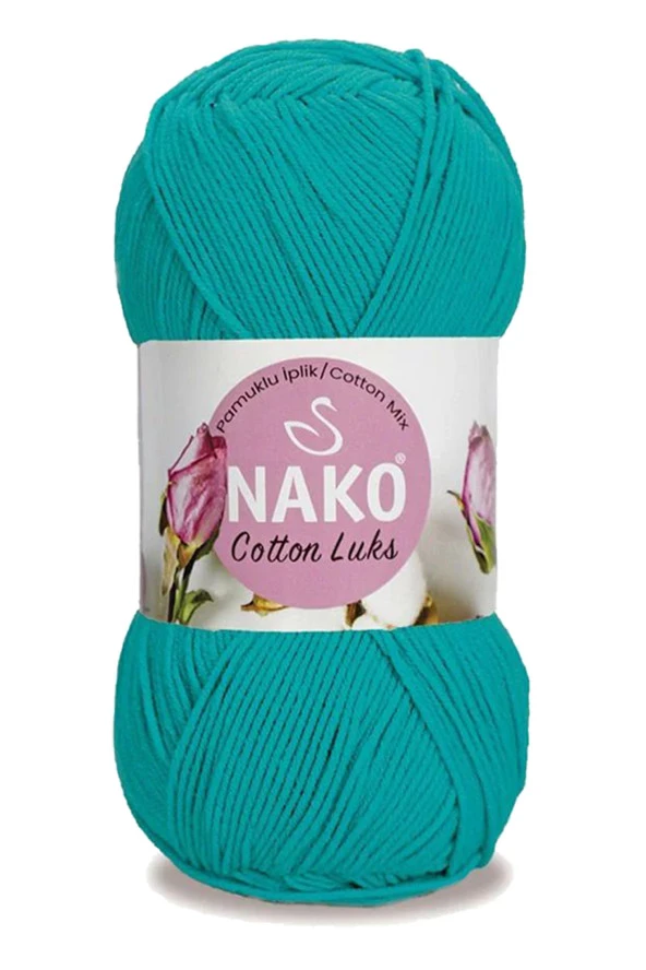 5 Adet Cotton Lüks Yelek Tunik Kazak Bluz Hırka İpi Yünü Koyu Turkuaz 97581