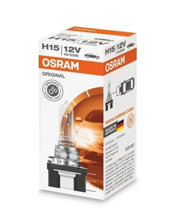 Osram Far Ampulü Far ve Sis Halojen 12V 15/55W H15