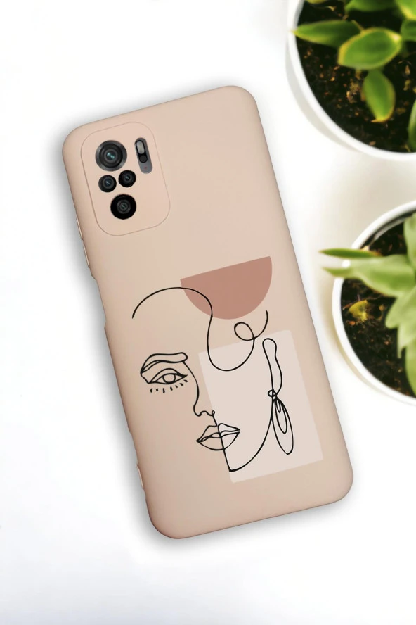 Redmi Note 10s Uyumlu Women Art Desenli Premium Silikonlu Lansman Telefon Kılıfı ürün görseli