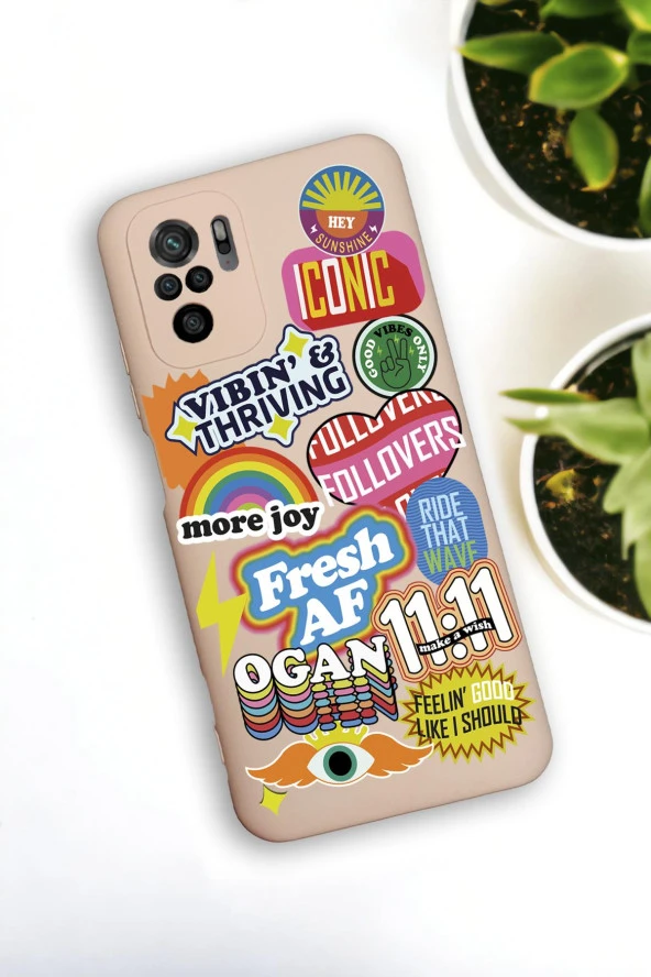 Redmi Note 10s Uyumlu Fresh Desenli Premium Silikonlu Lansman Telefon Kılıfı ürün görseli 1