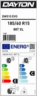 185/60R15 88T XL DW510E M+S / SFM DAYTON - 2