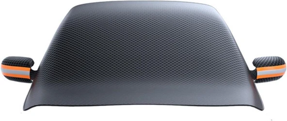 Coofbe Manyetik Oxford Kumaş Araç Kar Brandası Araç Güneşlik Araç Koruyucu Araç Ön Cam Don Branda - 3