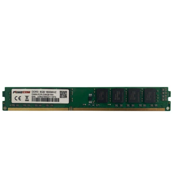 PRIMECOM PCR-D38G16M 8GB DDR3 1600MHz CL11 Masaüstü Bellek