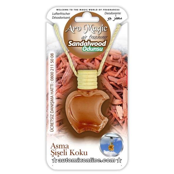 AUTOMİX AROMAGİC ASMA ŞİŞE KOKU ODUNSU