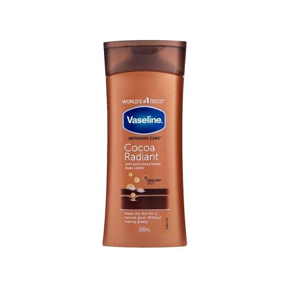 Vaseline Cocoa Radiant Vücut Losyonu 200ml