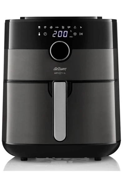Arzum AR2074-G Airtasty XL Yağsız Fritöz Airfryer, 6 Litre Kapasite, Gümüş - 3
