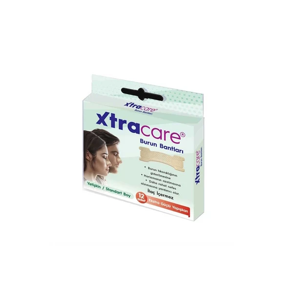 XtraCare Burun Bantları Yetişkin Standart Boy 12 Adet