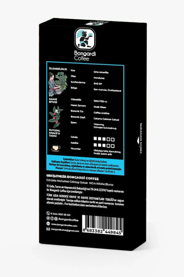 Bongardi Coffee 10 Adet Honduras Kapsül Kahve Nespresso Uyumlu - 2