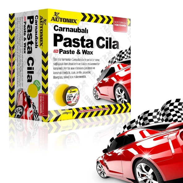 AUTOMİX CARNAUBALI PASTA CİLA KUTULU