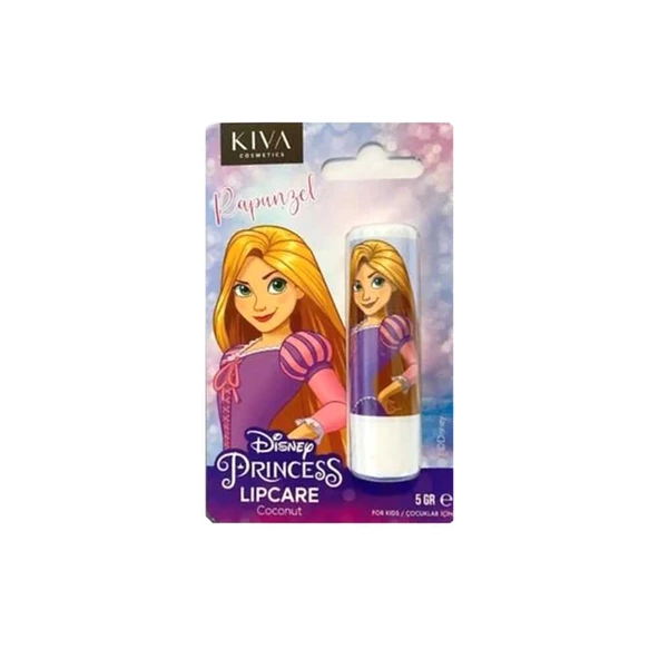 Kiva Cosmetics Lipcare Çocuklar İçin Dudak Koruyucu 5g Rapunzel Coconut