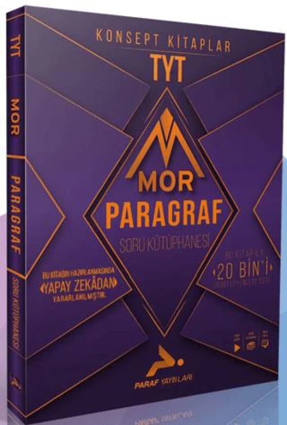 Paraf TYT Mor Paragraf Soru Kütüphanesi Prf Yayınları