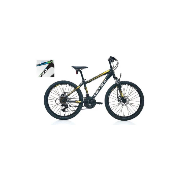 Carraro Speed 241 MD Disk Fren 21 Vites 24 Jant Dağ Bisikleti Siyah Yeşil