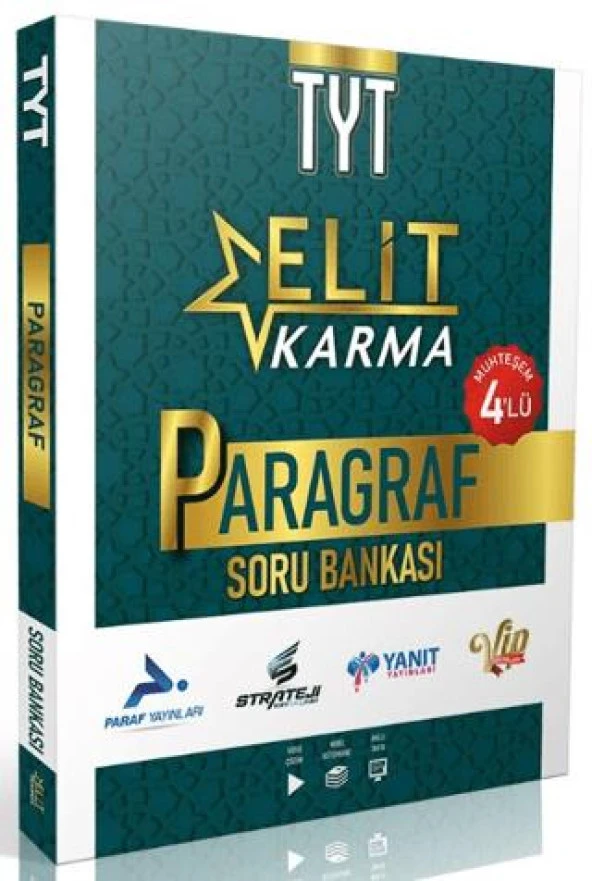 Paraf Elit Karma TYT Paragraf Soru Bankası PRF Yayınları - Resim 2